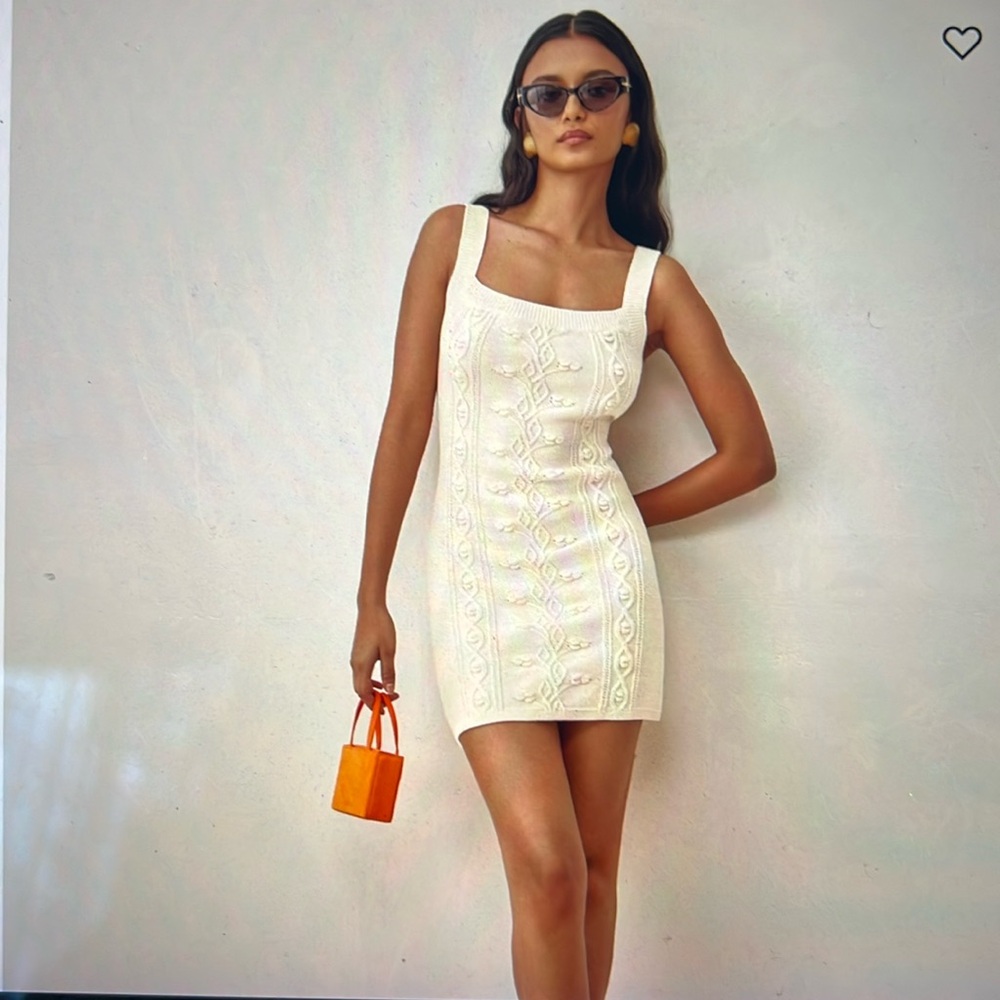 Reformation Cento Cotton Sweater dress -S